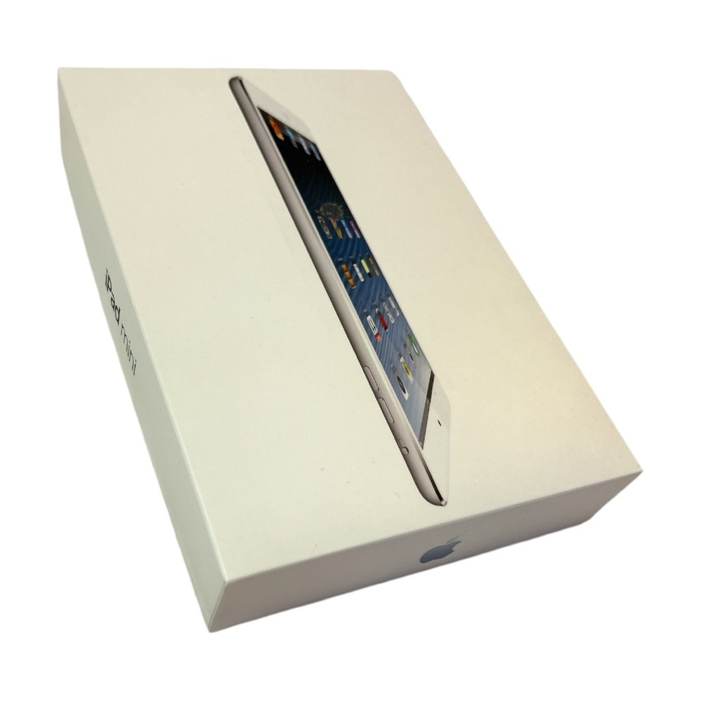 2012 Apple iPad Mini BOX ONLY Wi-Fi 16GB White Info, Apple Sticker